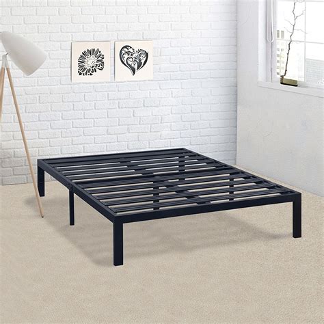 platform bed frame with metal brackets|affordable queen platform bed.